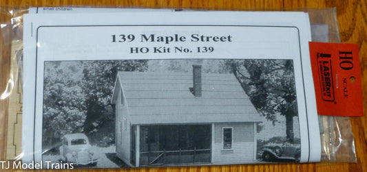 American Model Builders, Inc HO #139 Maple Street (Laser Cut Wood Kit)