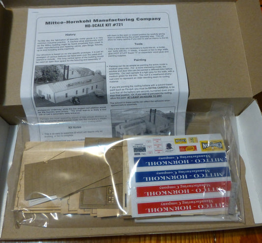 American Model Builders, Inc HO #721 Mittco-Hornkohl Manufacturing Company (Kit