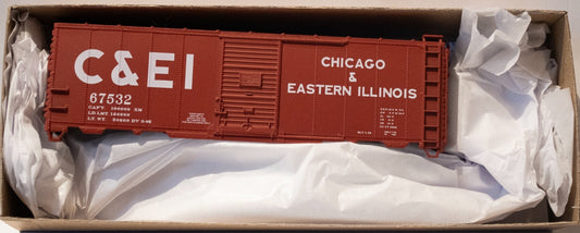 Accurail #3564 AAR 40' Single-Door Steel Boxcar - Kit -- Chicago & Eastern Illin