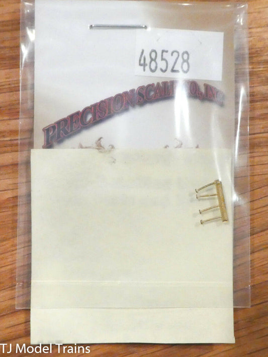 Precision Scale O #48528 Valve Handles, Round, 4-Spoke, .040"OD, 3" HO, 2" O(Br