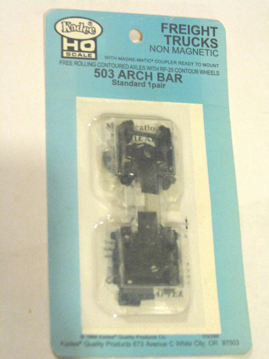 Kadee HO #503 Arch Bar Trucks Talgo