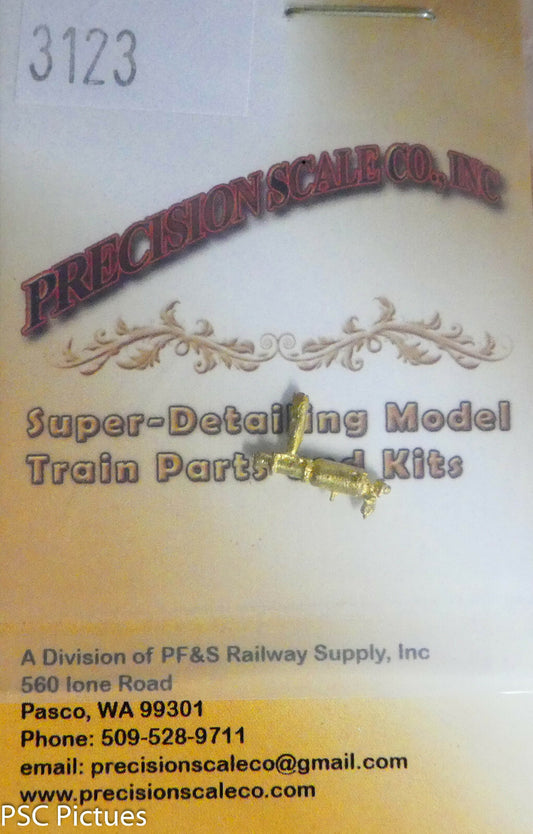 Precision Scale HO #3123 Cylinder, 6" x 8" Westinghouse KC Air Brake (Brass)