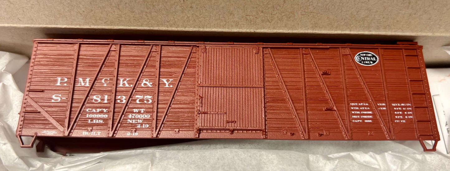 Accurail HO #4331 Pittsburgh McKeesport & Youghiogheny (NYC) 40' Wood Box Car