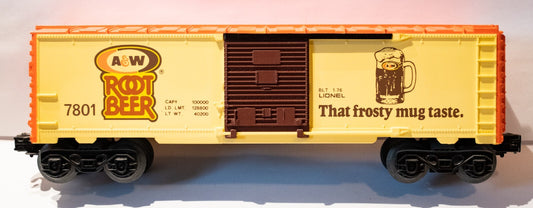 Lionel O Scale (Used) #7801 A&W Box Car