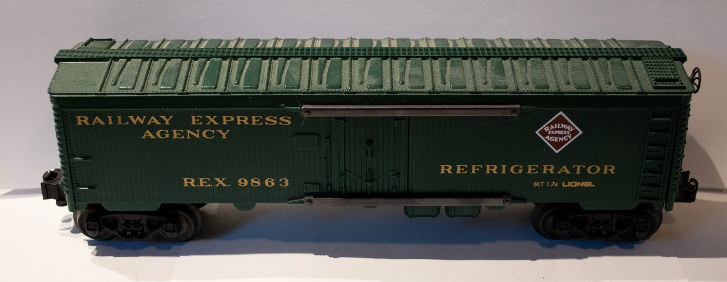 Lionel O Scale  #6-9863  REA Reefer Car