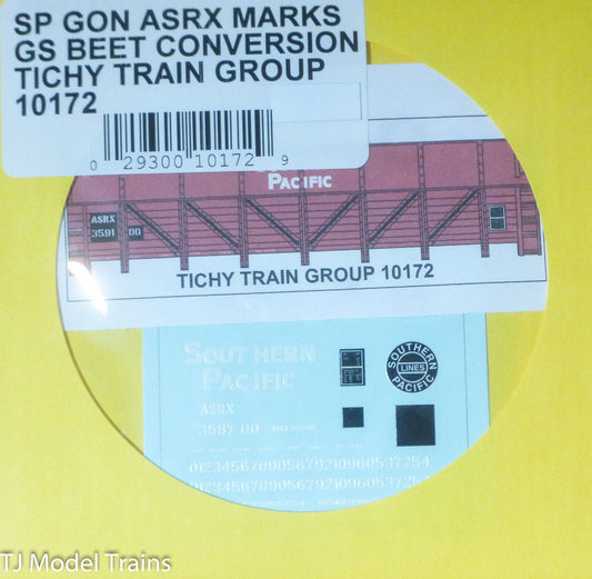 Tichy Train Group #10172 Decal for: American Sugar ASRX Ex-Southern Pacific GS
