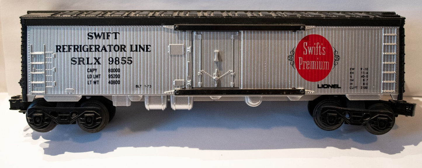 Lionel O Scale (Used) #6-9855 Swift's & Co. Reefer Car