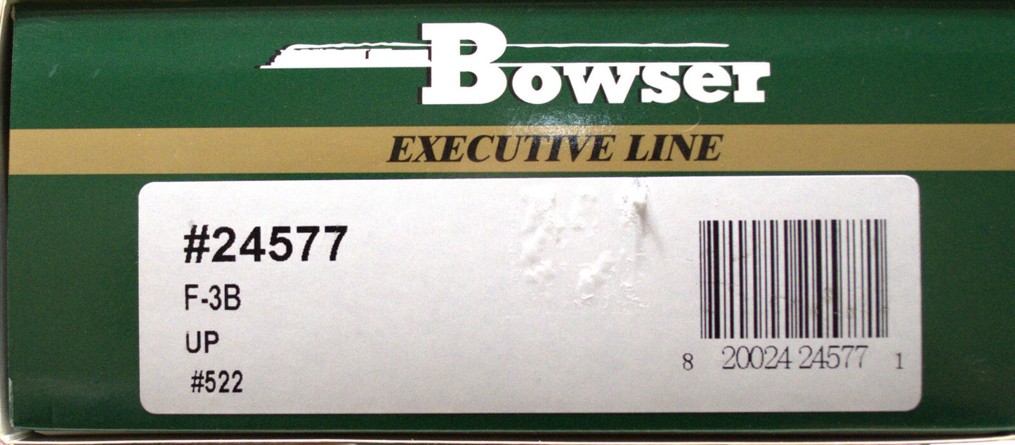 Bowser #24577 EMD F3B - Standard DC - Executive Line - Union Pacific #522