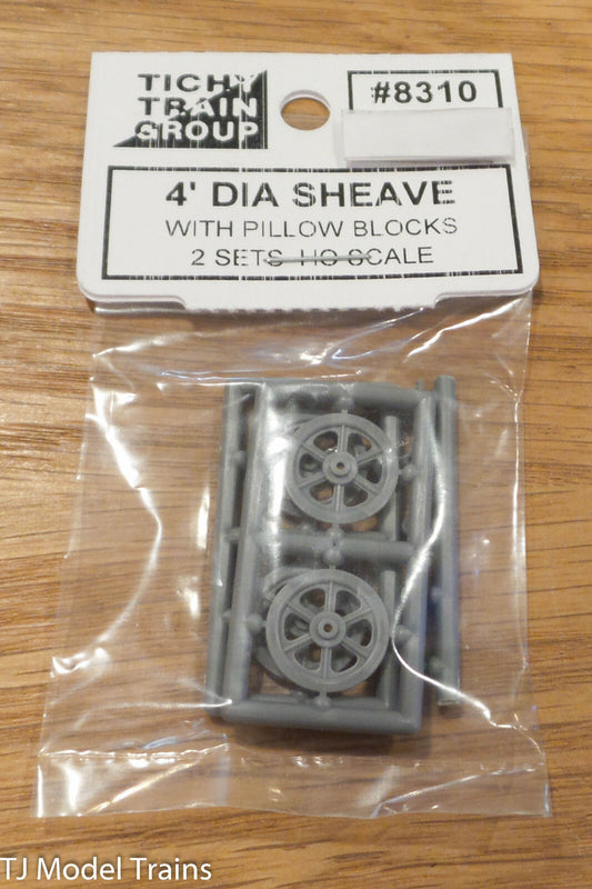Tichy Train Group HO #8310 4' Dia Sheave (Plastic Parts)