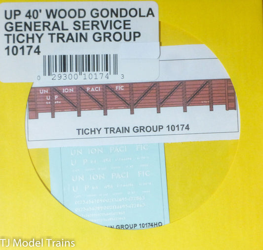 Tichy Train Group #10174 Decal for: Union Pacific GS Wood Gondola