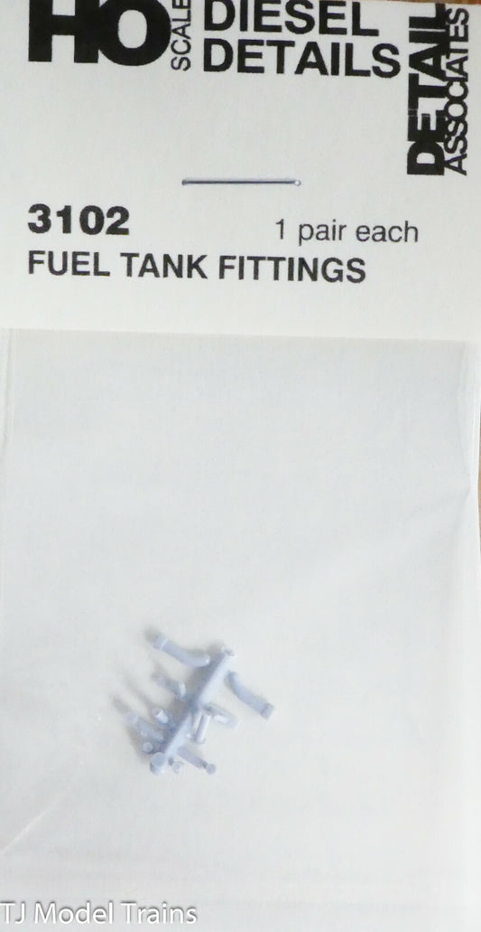 Detail Associates #3102 Fuel Tank Fittings (Plastic Parts)