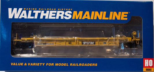 Walthers HO #910-8424 Thrall Rebuilt 40' Well Car - Ready to Run. -- TTX DTTX #7