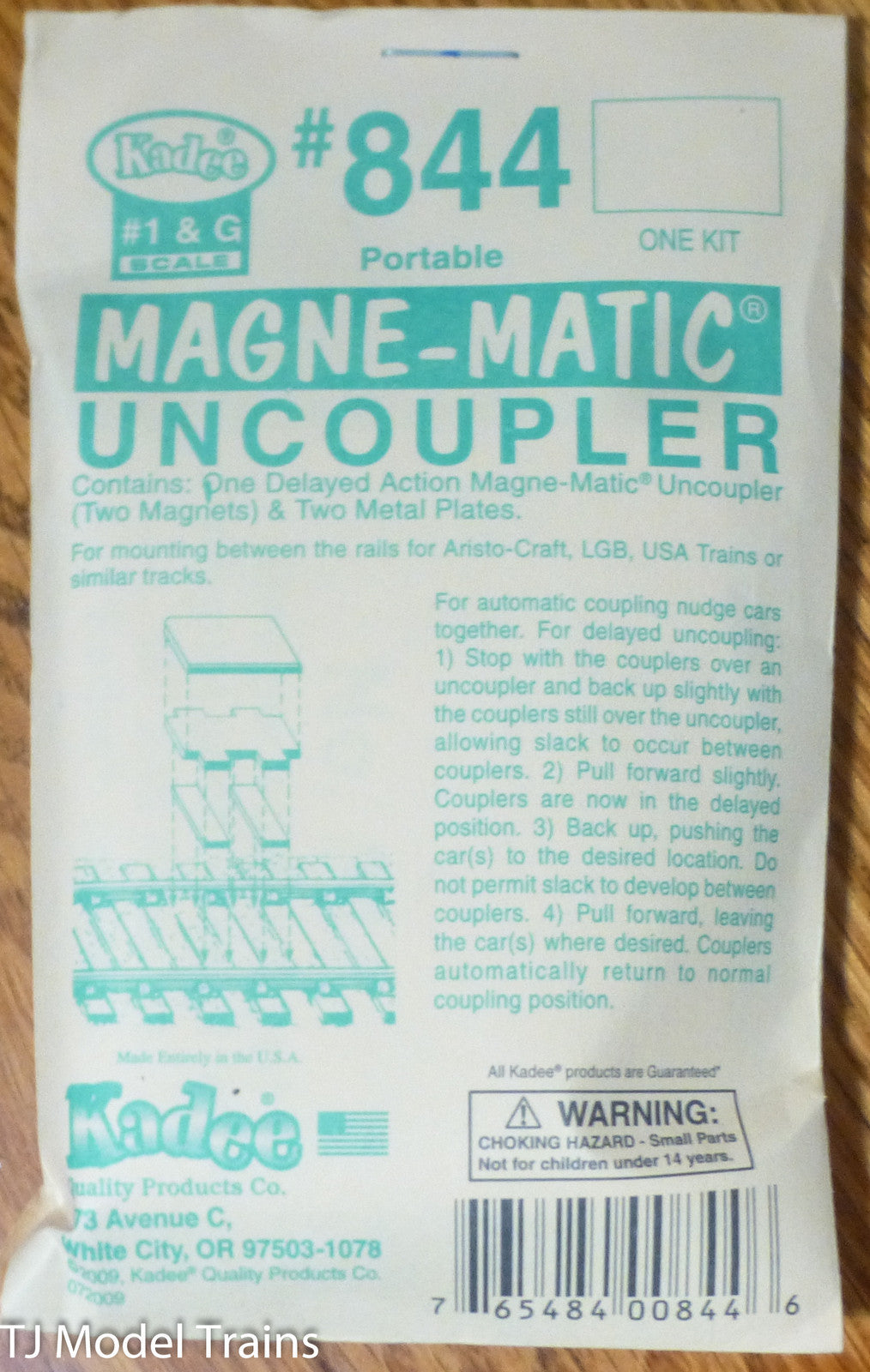 Kadee #844 Uncoupler - Portable (#1  Scale or G)