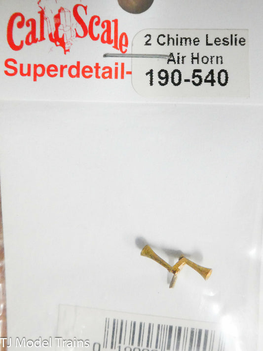 Cal-Scale HO #540 (2 Chime Leslie Air Horn) Brass Casting / HO Scale