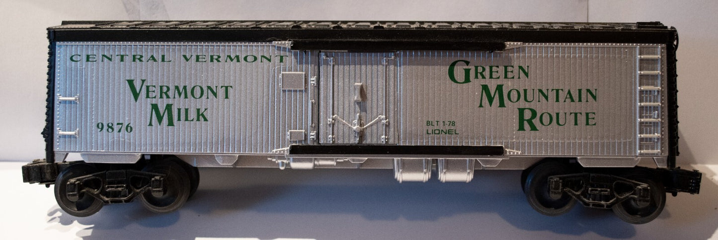 Lionel O Scale  #9876 Central Vermont Milk Reefer