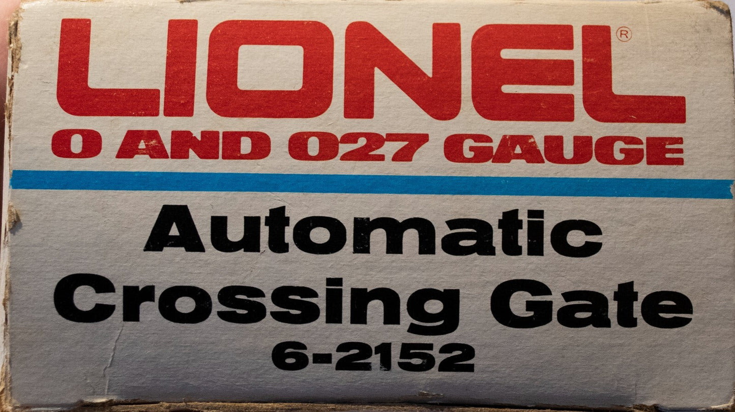 Lionel O Scale  #6-2152 Automatic Crossing Gate
