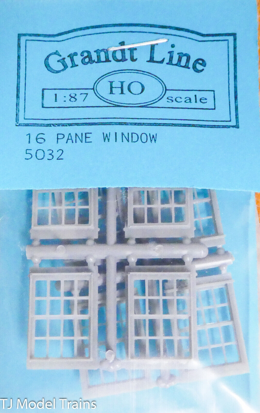 Grandt Line HO #5032 (16 Pane Windows) (Plastic)