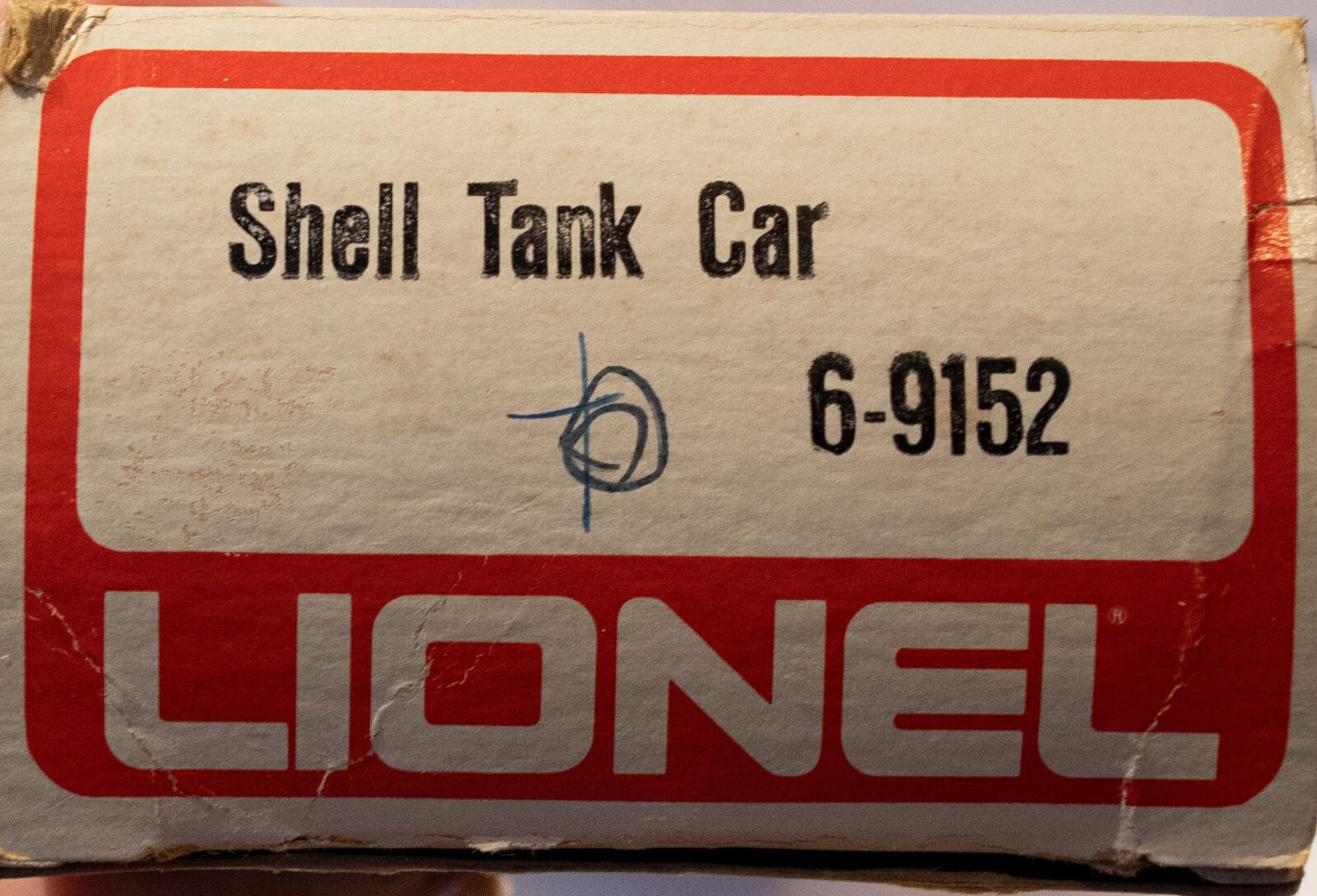 Lionel O Scale  #6-9152 Shell Single Dome Tank Car