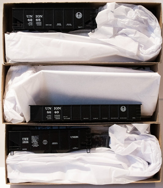 Accurail HO #8165 (3Pack) 2 USRA 55-Ton 2-Bay Hoppers & AAR 41' Gondola - Kit --