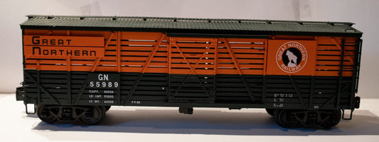 Lionel O Scale  #6-82313 GREAT NORTHERN ACF 40-TON STOCK CAR