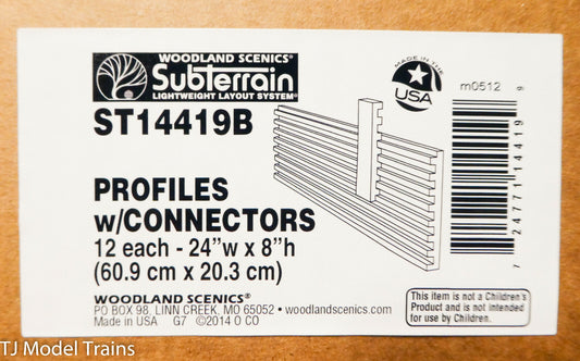 Woodland Scenics #ST14419B SubTerrain System Profile Board Bulk Pack - 8" 20.3cm