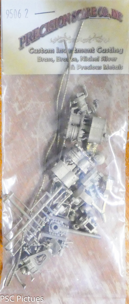Precision O #9506.2 Chassis & Super-Structure for: NC Hudsons (Brass Castings)