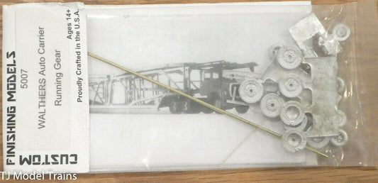 Custom Finishing Models HO #5007 WALTHERS Auto Carrier Running Gear