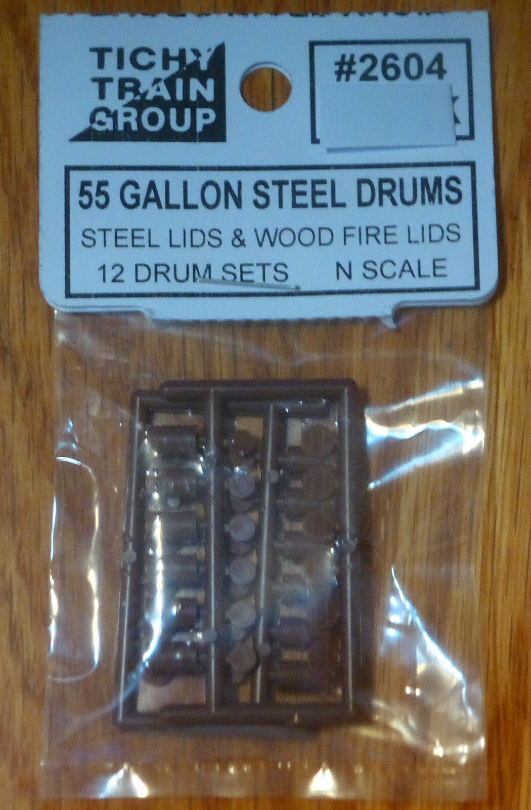 Tichy Train Group #2604 55 Gallon Steel Drums