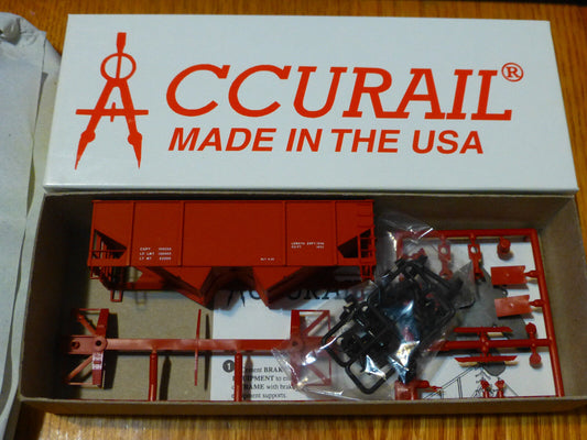 Accurail HO #2396 Canton 2-Bay Hopper GN