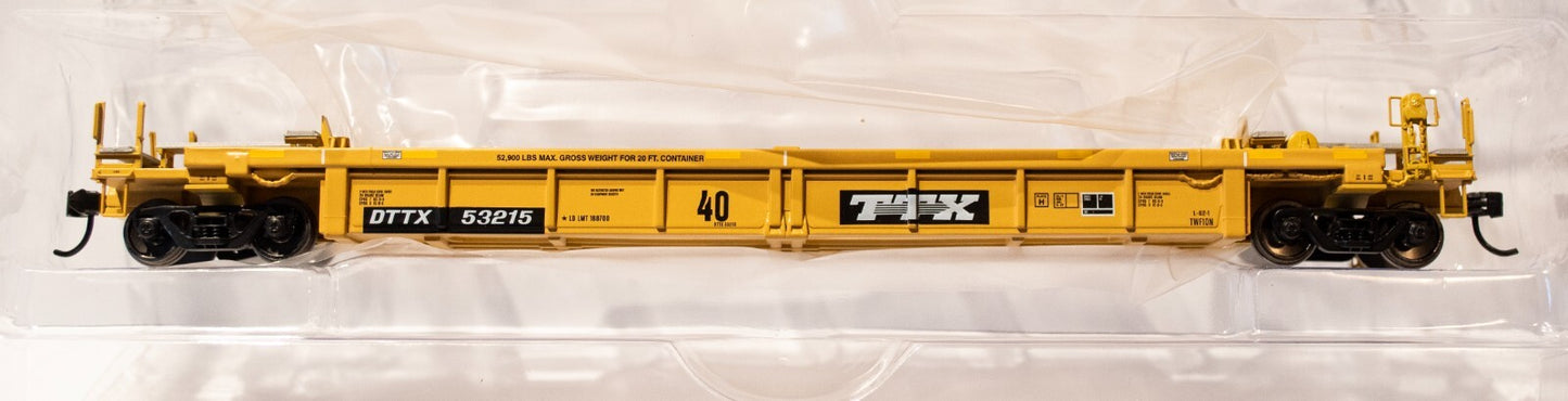 Walthers HO #910-8423 Thrall Rebuilt 40' Well Car - Ready to Run -- TTX DTTX #53