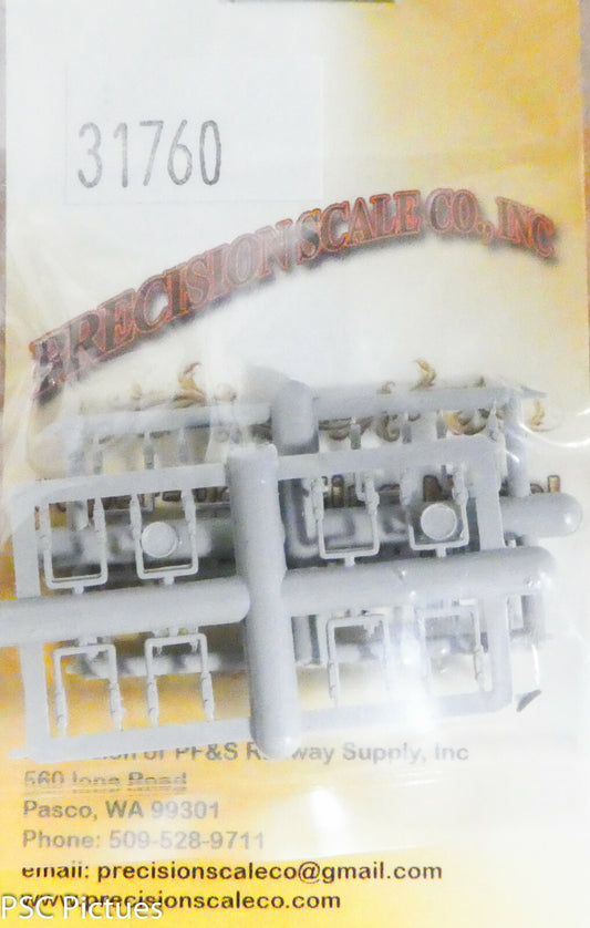 Precision Scale HO #31760 Stirrups Steps (16pcs, Plastic parts)