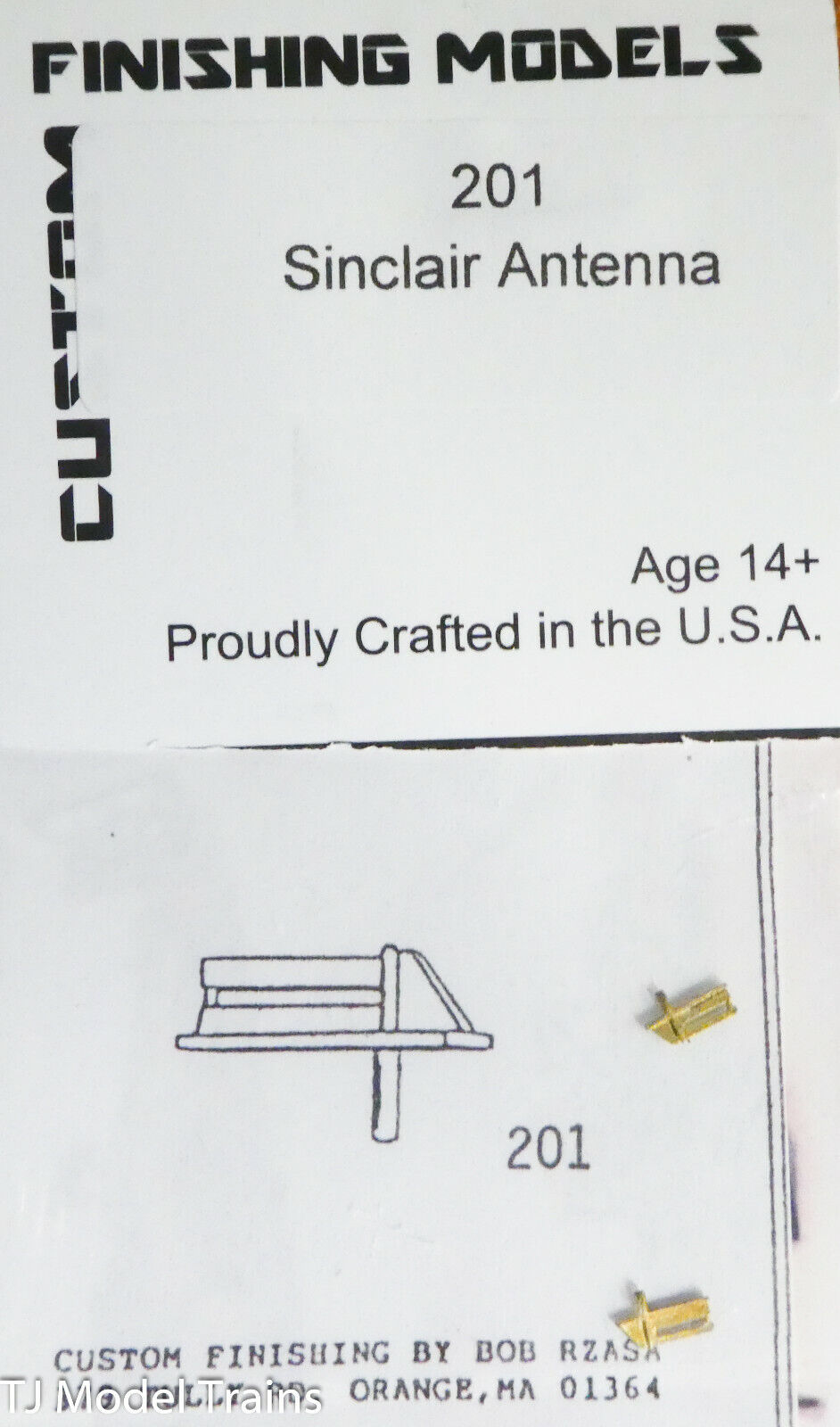 Custom Finishing Models HO #201 Sinclair Antenna (Brass Castings)