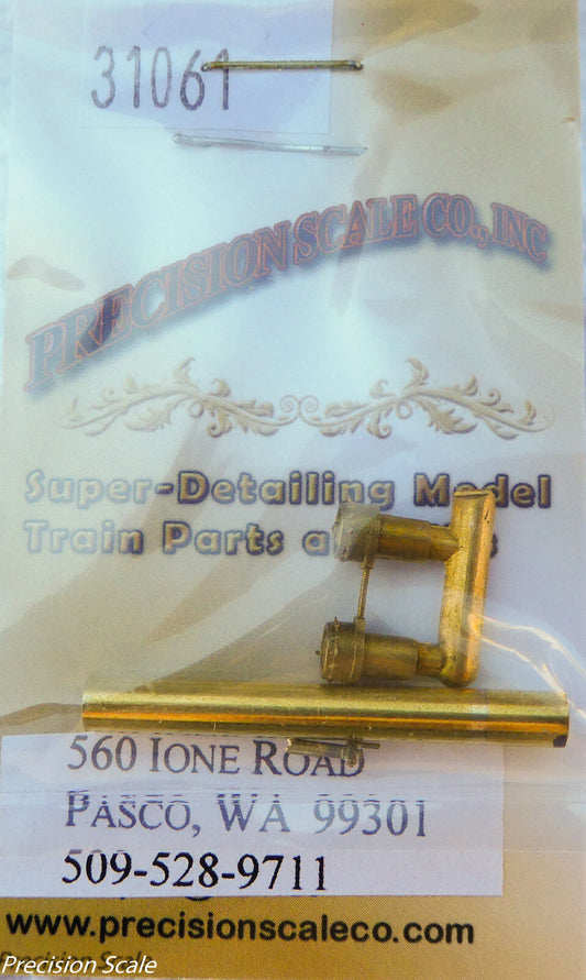 Precision Scale HO #31061 Tank, Air, 14" dia HO, 9" dia S (Brass Kit)