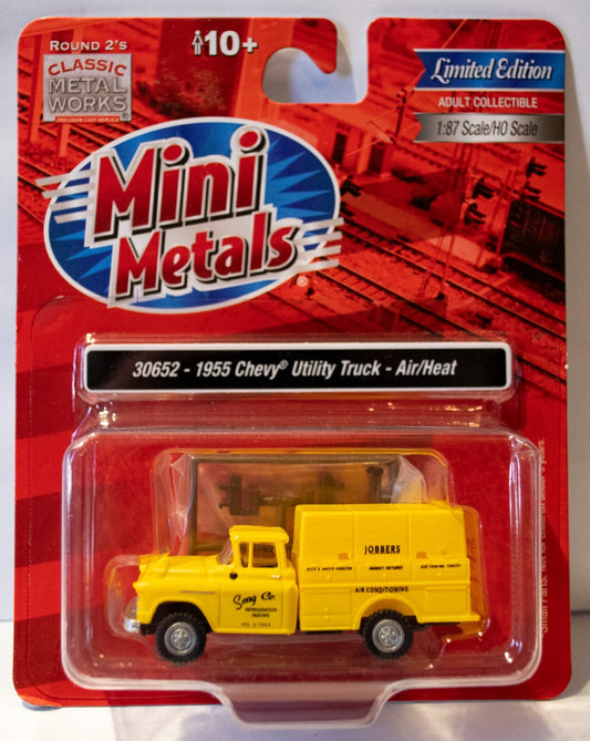 Classic Metal Works #30652 1955 Chevrolet Utility Truck - Assembled - Mini Metal