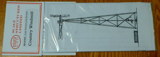 SS Ltd. HO #9143 Country Windmill kit (w/Water tub)