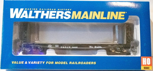 Walthers HO #910-5926 53' GSC Bulkhead Flatcar - Ready to Run -- Denver & Rio Gr
