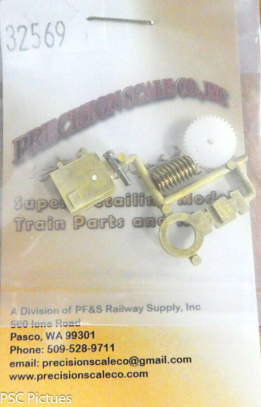 Precision Scale HO #32569 Motor Mount & Gear Box w/Gears for C-16 other HOn3