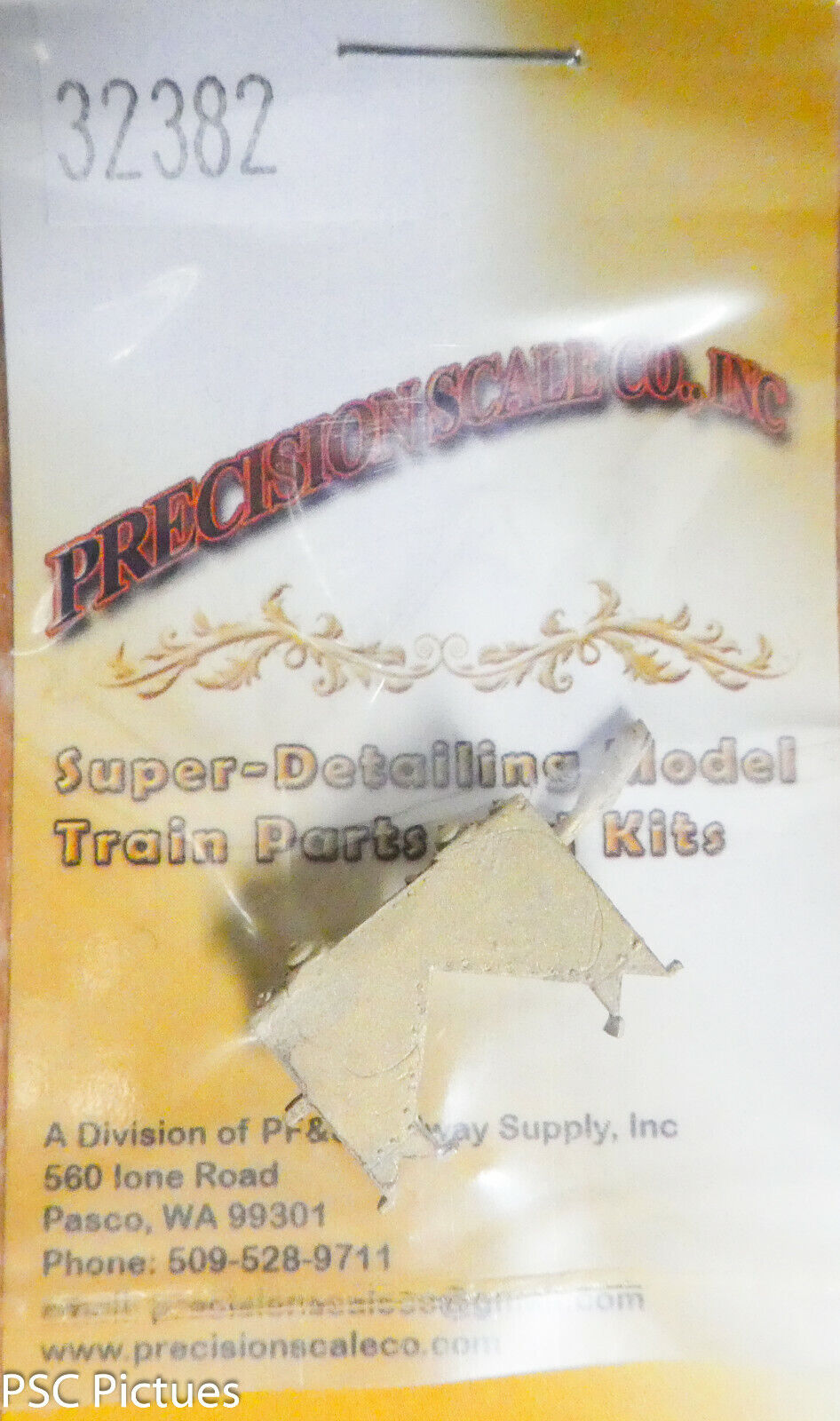 Precision Scale HO #32382 Box, Sander, Rear Dual, PC Shays & Others (Brass)