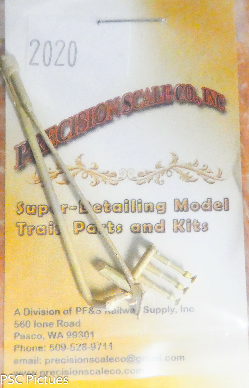 Precision Scale O #2020 Tri-Cock Drain Funnel w/Drain Pipe (Brass Casting)