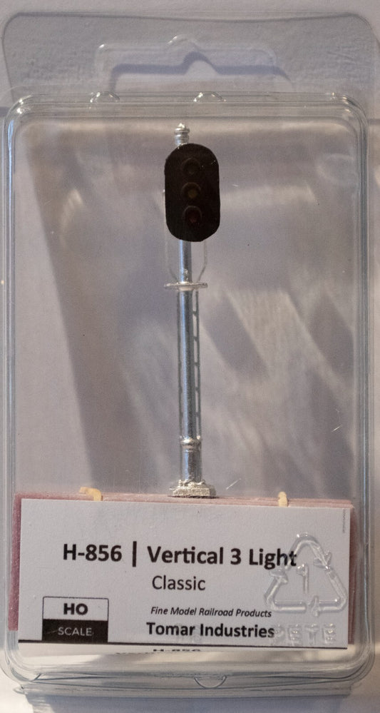Tomar Industries #H-856 Vertical Signal -- Three-Light w/LEDs