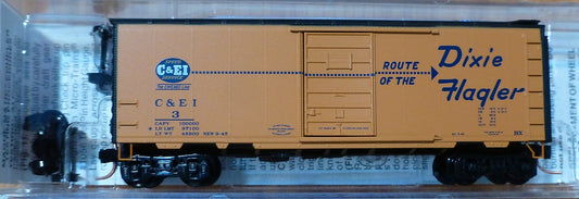Micro-Trains Line #02000703 Chicago & Eastern Illinois #3 40' Standard Single Su
