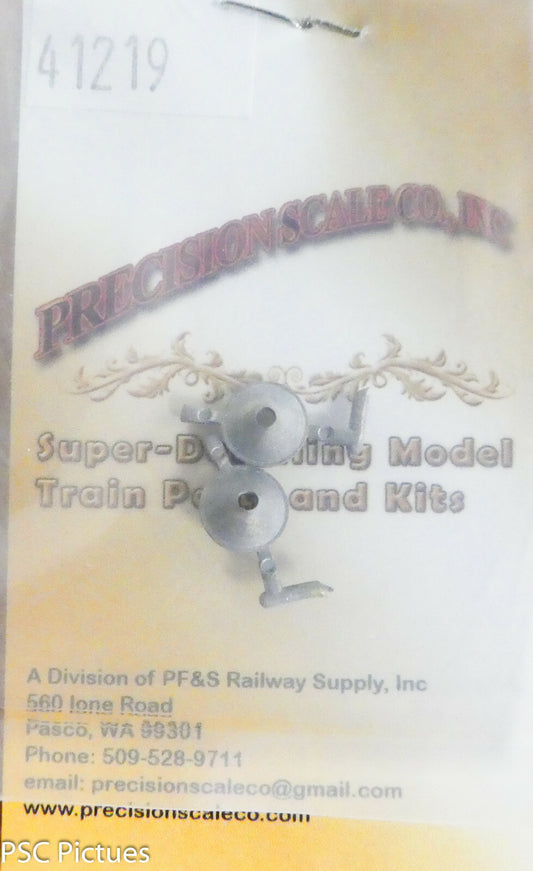 Precision Scale O #41219 Reflector, 14" Cored for Bulb (N/S) 2 Parts