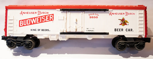 Lionel O Scale  #6-9850 Budweiser Billboard Reefer Car