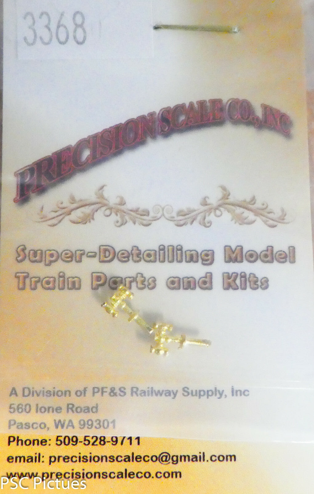 Precision Scale HO #3368 Sanders, C&S Style (Brass Casting)