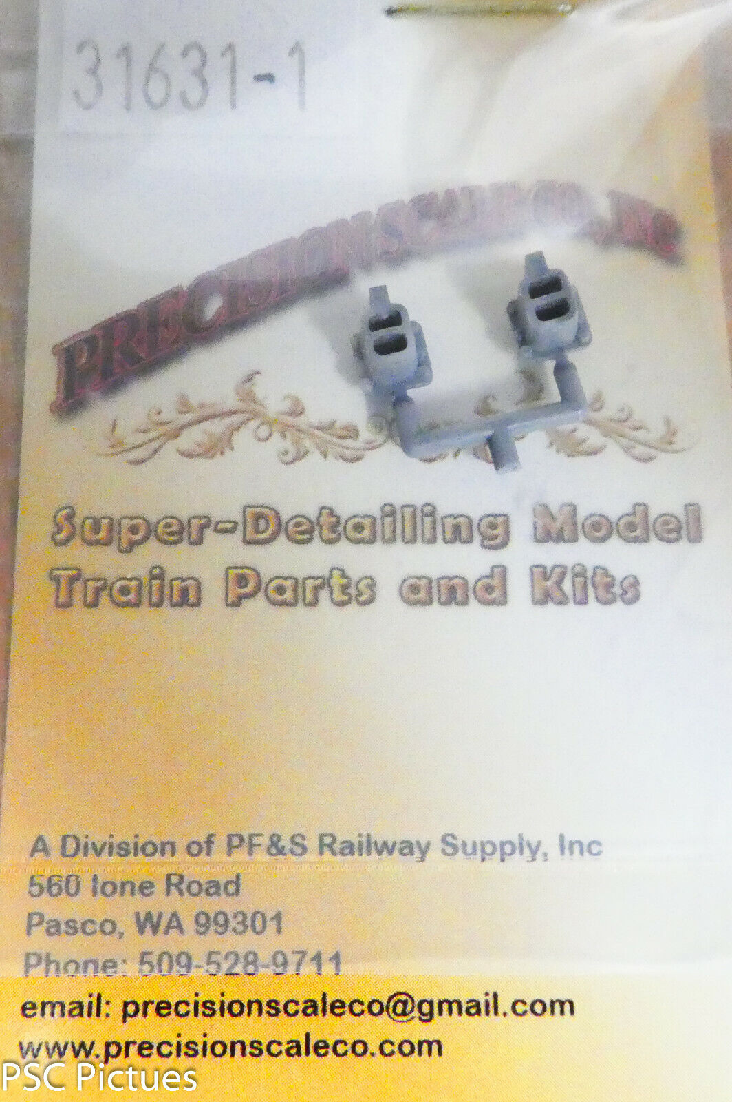 Precision Scale HOn3 #31631.1 Coupler Pockets, Intermediate C-16,  (Plastic)