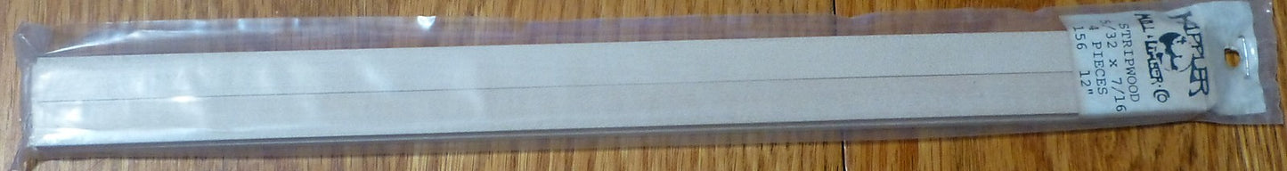 Kappler Mill Lumber Co. #156 (5/32 x 7/16 x 12") 4 Pieces (Stripwood)