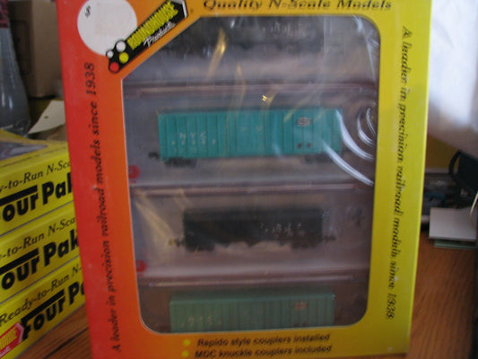 Roundhouse N Scale #89440 New York Central Freight Cars (4 pack)
