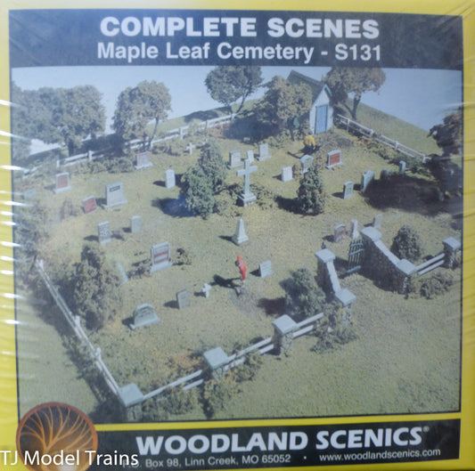 Woodland Scenics HO #131  -  Maple Leaf Cemetery