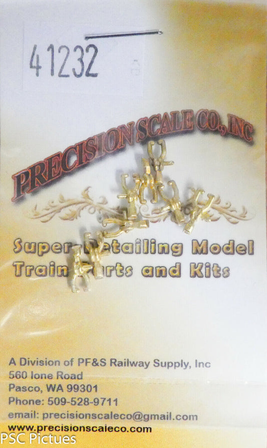 Precision Scale O #41232 Brake Hangers, Type II, Curved, AAR 50 Ton & 70 Ton /Br