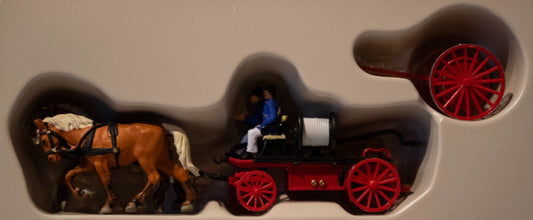 Preiser #30425 Emergency - Horse-Drawn Fire Equipment -- Hand Pumper